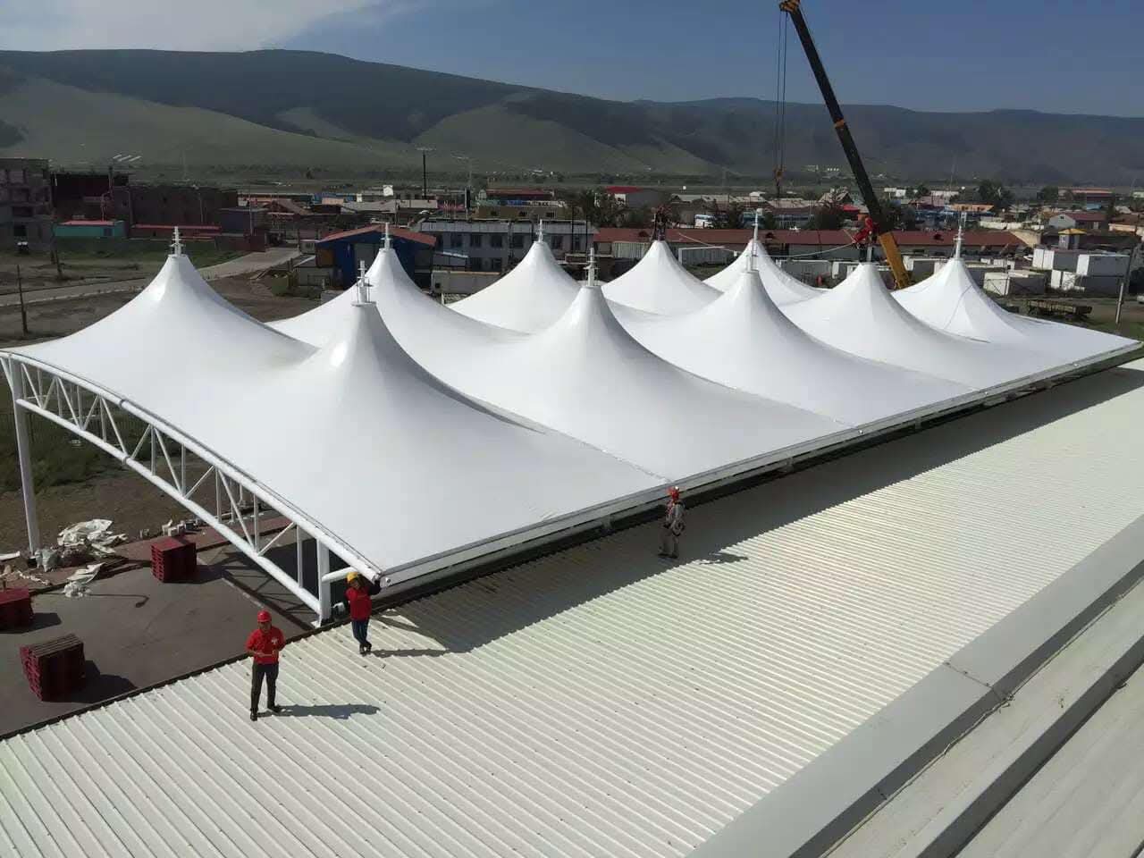 مظلات قبب قماش